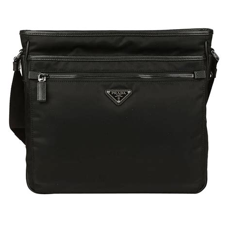 tracolla prada uomo|prada black leather shoulder bag.